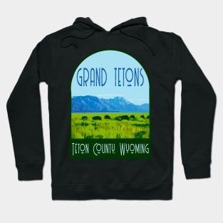 Grand Tetons Decal Hoodie